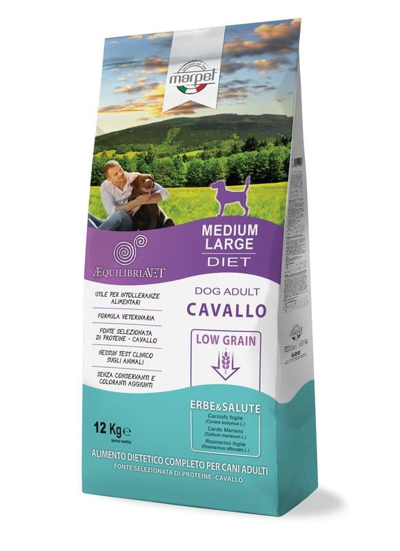 Корм сухой Marpet Aequilibriavet для собак средних и крупных пород с кониной 12 кг - фото 1 Корм сухой Marpet Aequilibriavet для собак средних и крупных пород с кониной 12 кг - фото 1