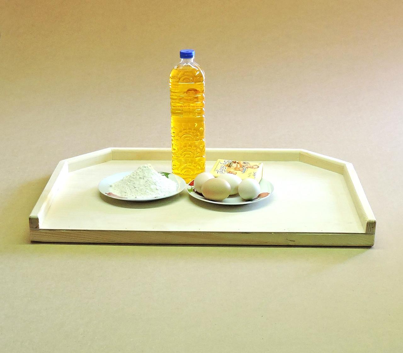 Дошка для тіста з дерева Пальміра мала 43х64 см (ДСТ-43640300) - фото 2 Дошка для тіста з дерева Пальміра мала 43х64 см (ДСТ-43640300) - фото 2