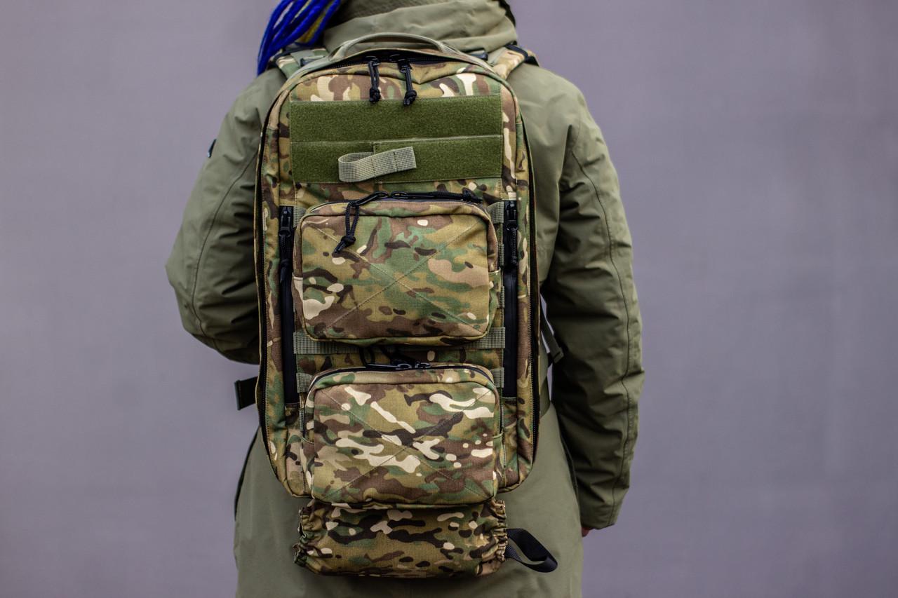 Рюкзак медичний штурмовий Стохід ССО з боксами та ампульницею/2 підсумками/ношами 21 л Мультикам (21209050)