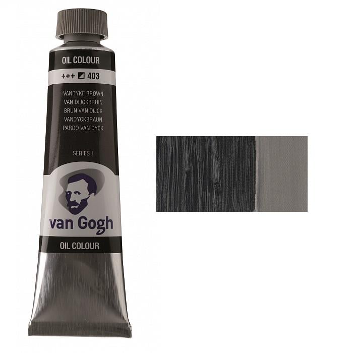 Масляная краска Van Gogh туба 40 мл 403 Ван Дик Коричневый (02054033) Масляная краска Van Gogh туба 40 мл 403 Ван Дик Коричневый (02054033)