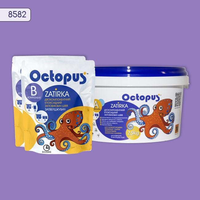 Затирка для плитки Octopus Zatirka 8582 епоксидна 2,5 кг