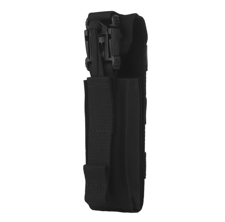 Подсумок держатель для турникета закрытый на Molle с быстрым открытием Черный (turnstile-holder-133-bk)