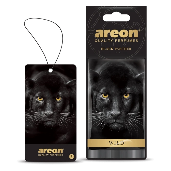 Ароматизатор Areon Wild картонная подвеска Черная пантера (085265)