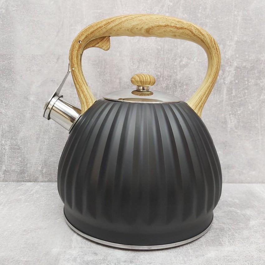 Чайник Kamille КМ-1076 из нержавеющей стали со свистком 3 л (1105725448)