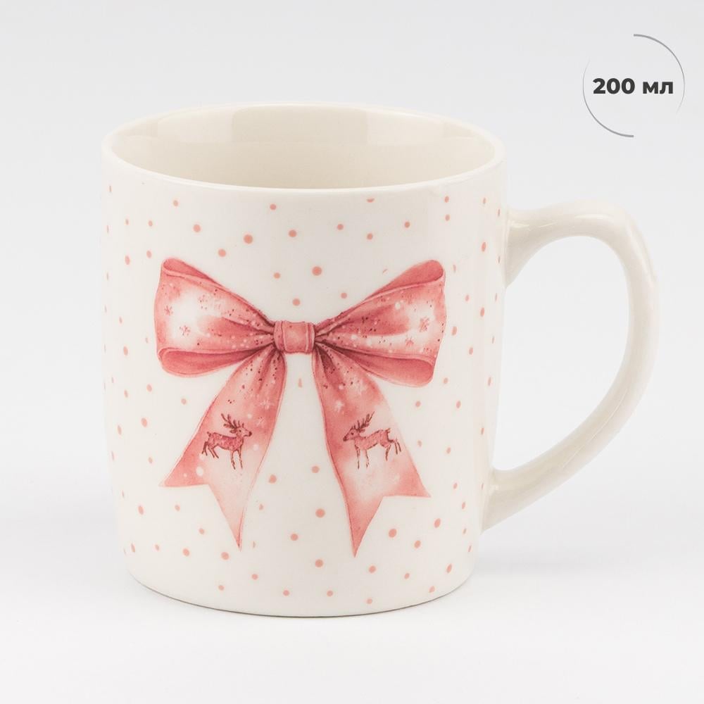 Чашка с ложечкой Розовый бантик 200 мл (9250-008) - фото 4 Чашка с ложечкой Розовый бантик 200 мл (9250-008) - фото 4