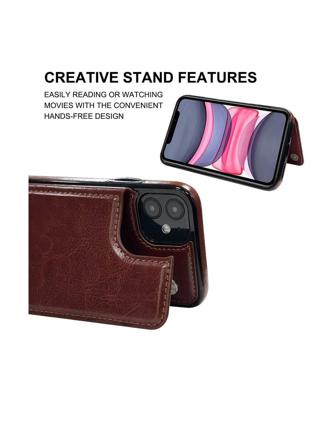 Чехол-кошелек для iPhone 11 pro max Amazon x0021miaqh коричневый - фото 5 Чехол-кошелек для iPhone 11 pro max Amazon x0021miaqh коричневый - фото 5