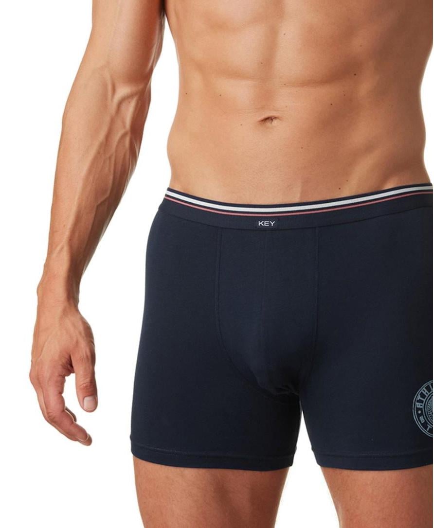 Труси боксери Key р. 50/L Темно-синій (75921)