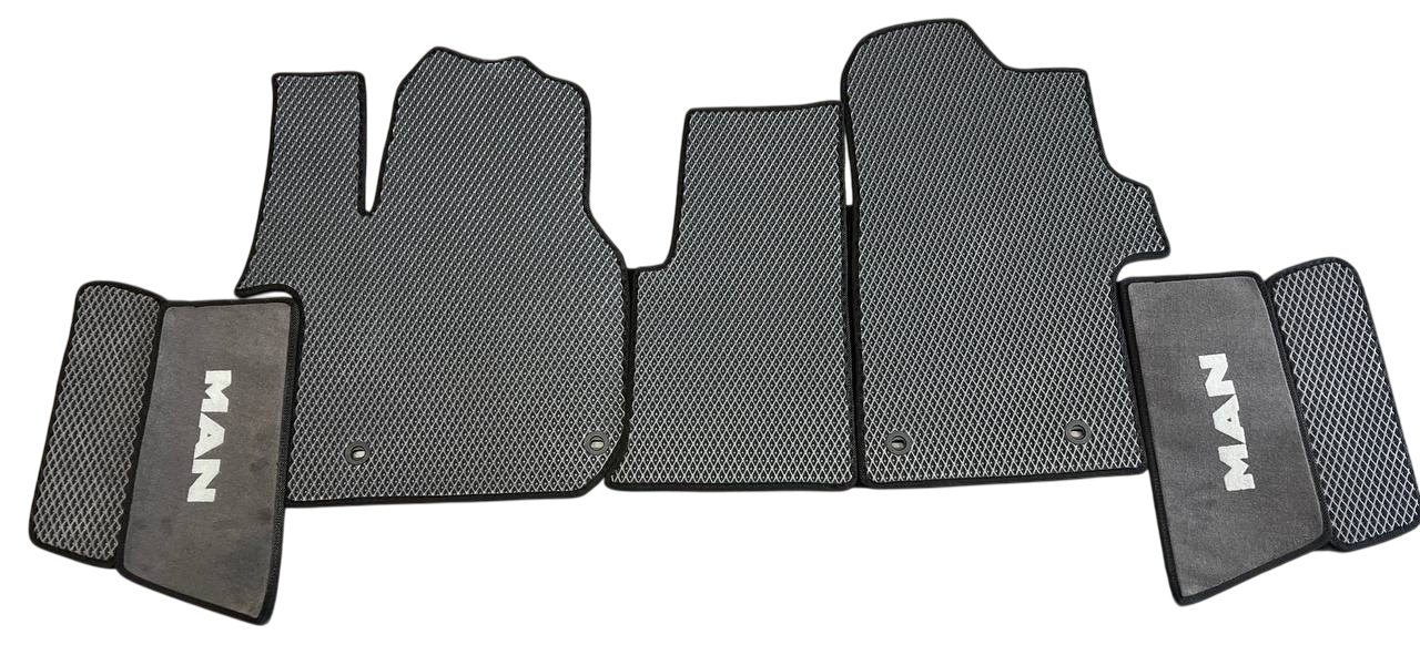 Автоковрики в салон EVA для MAN TGE 2017+ с дополнением на пороги (2594441361)