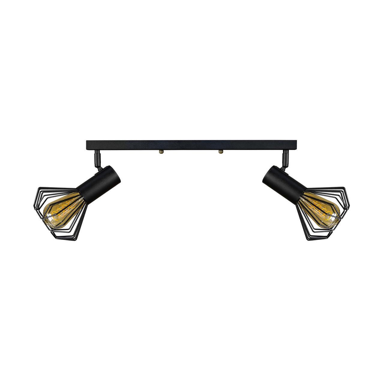 Спот MSK ELECTRIC Diadem под две лампы Е27 Черный (NL 22151-2) - фото 4 Спот MSK ELECTRIC Diadem под две лампы Е27 Черный (NL 22151-2) - фото 4