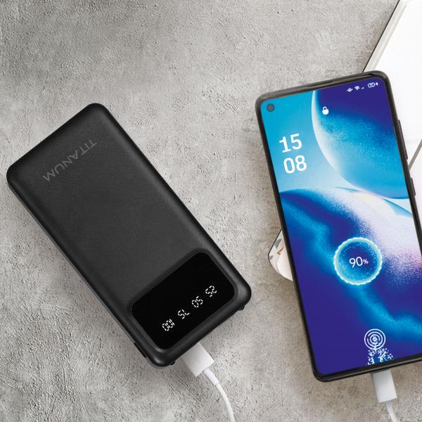 Повербанк Titanum OL22 20000 mAh Черный (27480) - фото 4 Повербанк Titanum OL22 20000 mAh Черный (27480) - фото 4