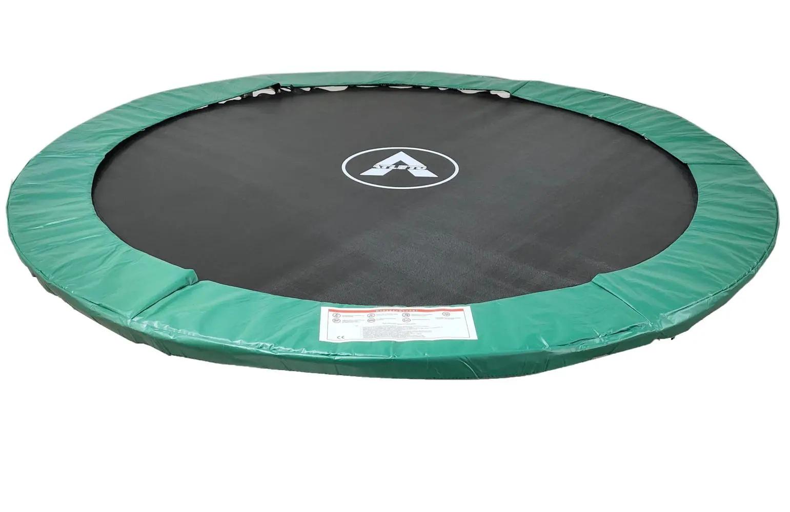 Накидка на пружини для батута Atleto з внутрішньою сіткою 252 см (42401020)