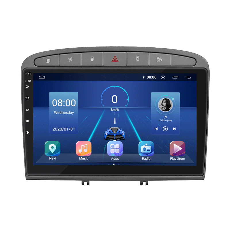 Штатна магнітола 9" Lesko для Peugeot RCZ I Рестайлинг 2012-2015 Top 4/64 4G WiFi GPS Пежо