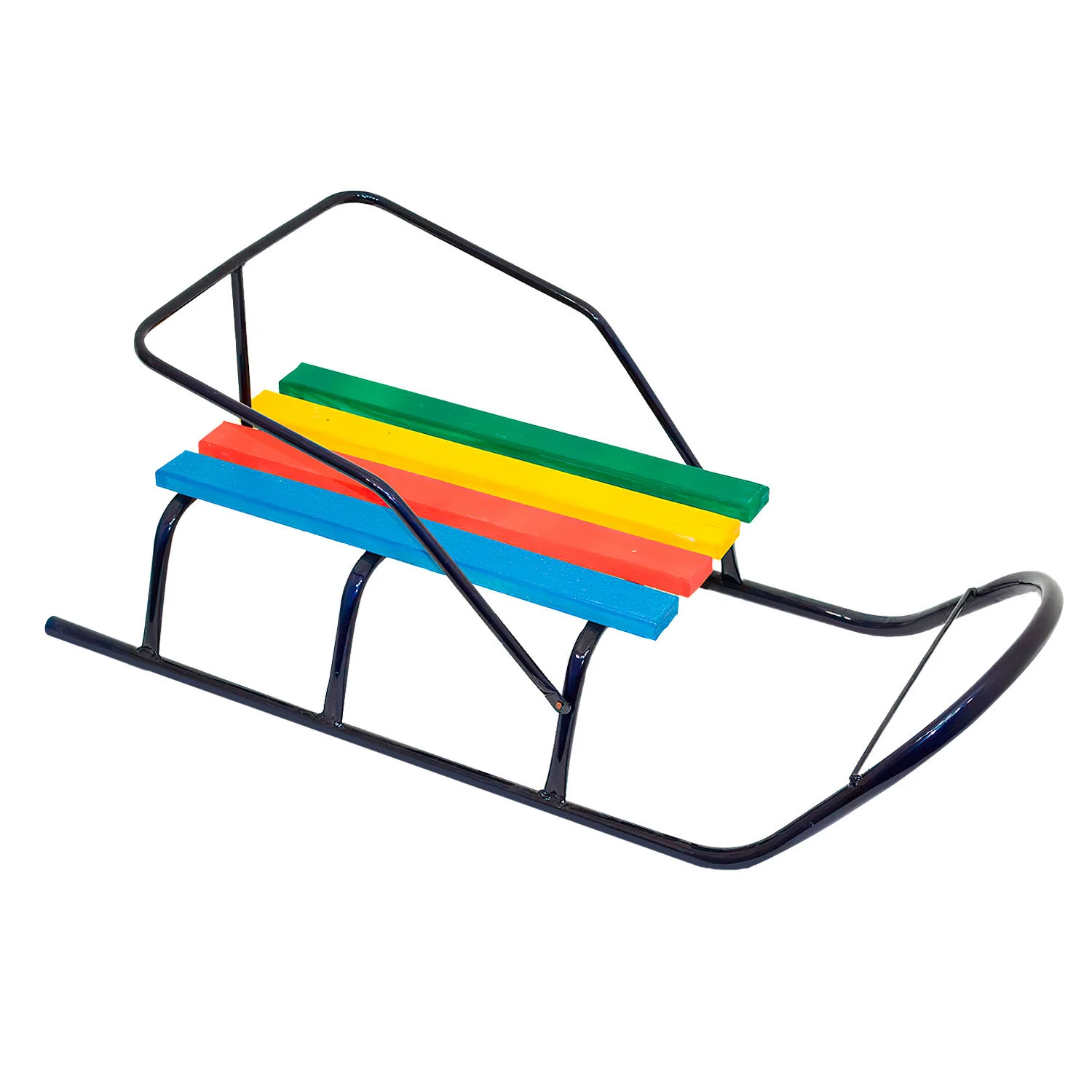 Санки Классик круглые полозья без ручки Синий