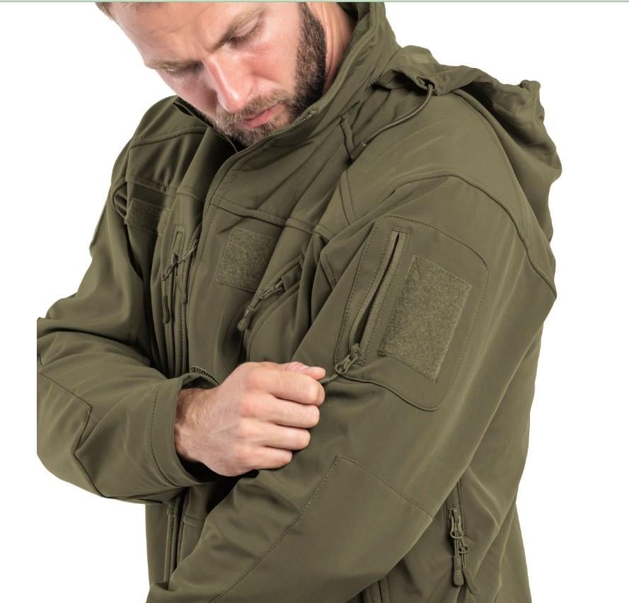 Куртка Mil-Tec Softshell Jacket Scu 10864012 S Olive - фото 4