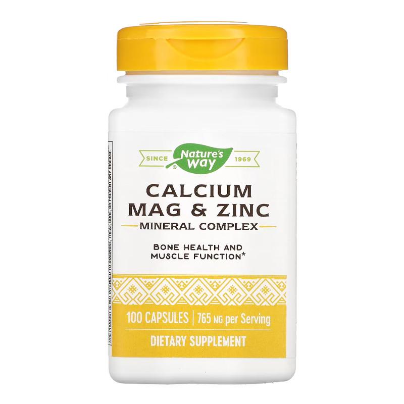 Кальций/магний/цинк Nature's Way Calcium Mag & Zinc 100 капс. (22628-01) Кальций/магний/цинк Nature's Way Calcium Mag & Zinc 100 капс. (22628-01)