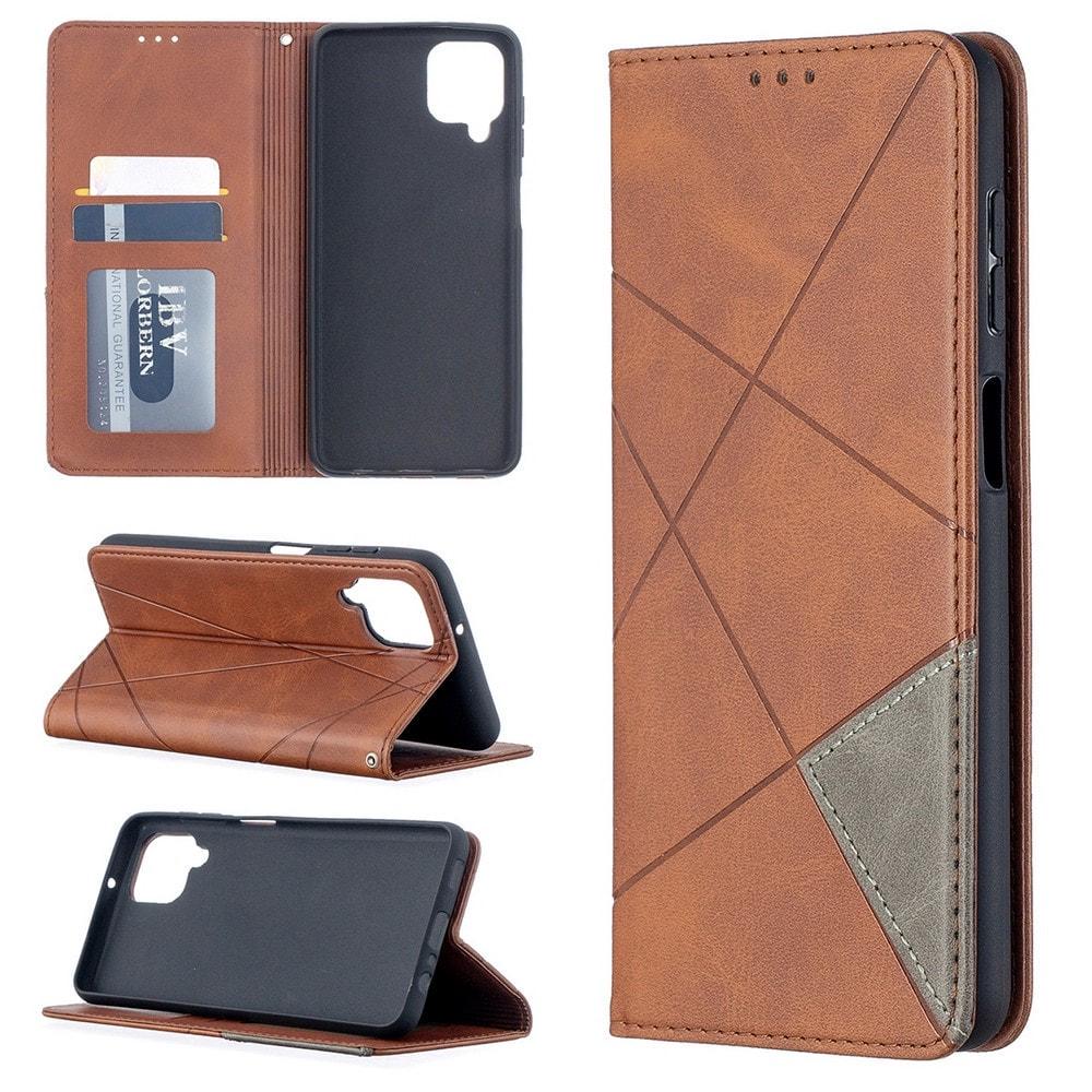 Чехол книжка SHLab Prisma Samsung Galaxy A12 A125 Brown (36283-30)