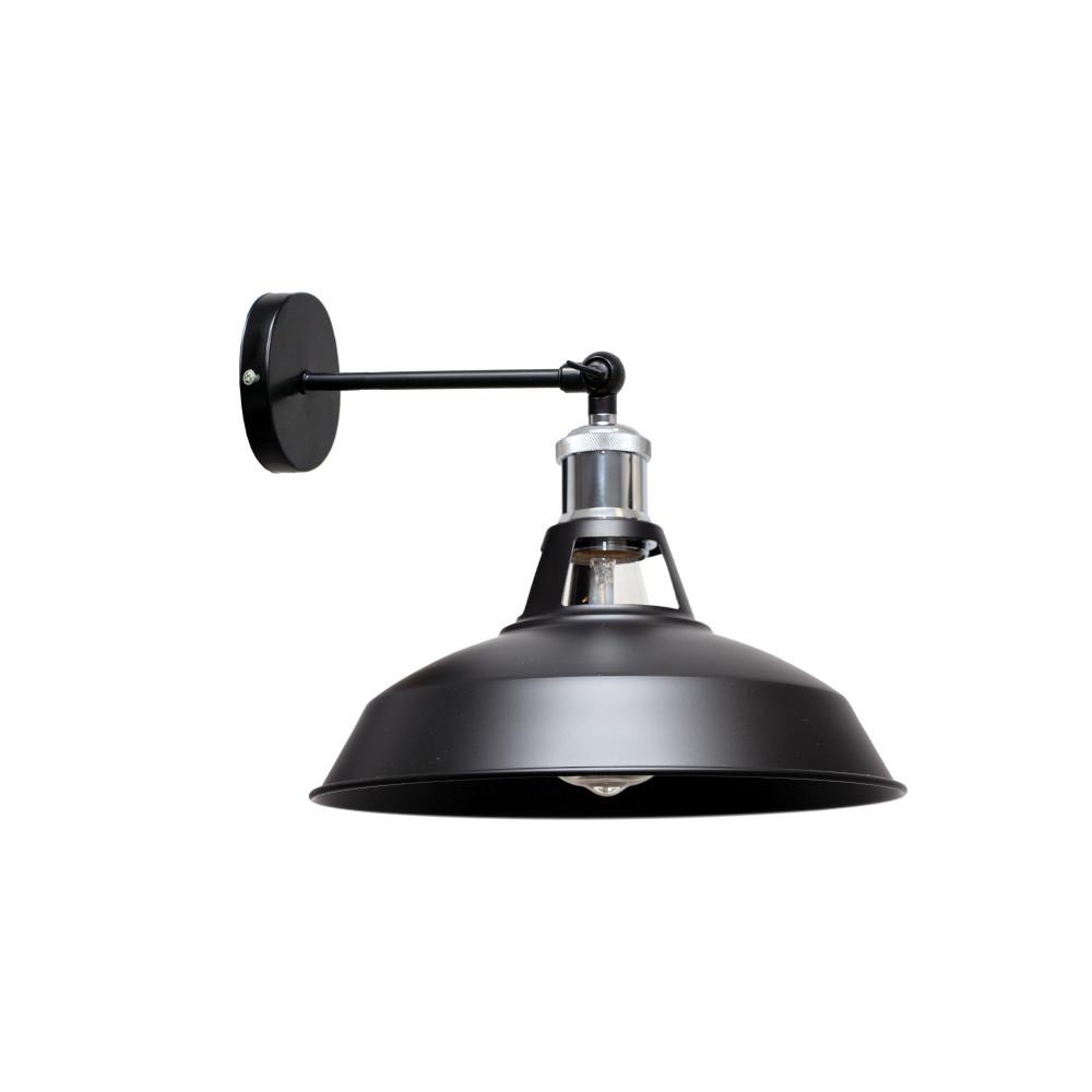 Бра в стиле лофт 752W6857F1-1 BK 270 Черный/Хром