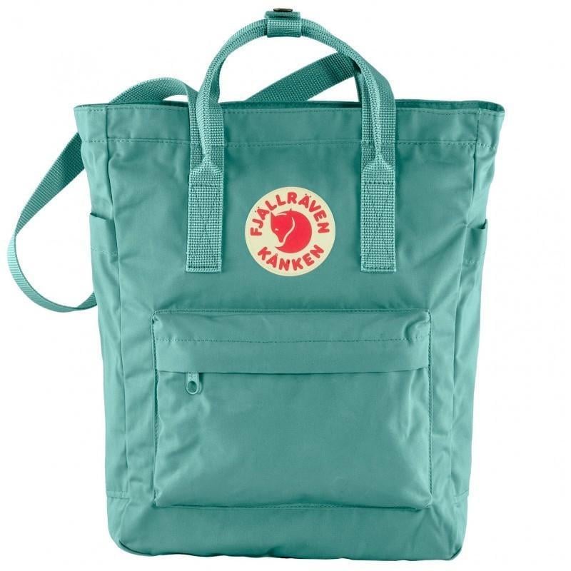 Городской рюкзак-сумка Fjallraven Kanken Totepack Frost Green (23710.664)