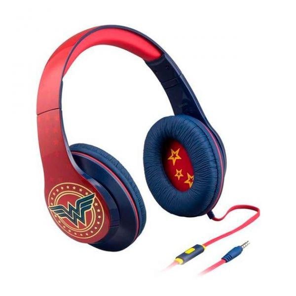 Наушники eKids iHome Warner Bros Wonder Woman mic (RI-M40WW.FXV7) - фото 2