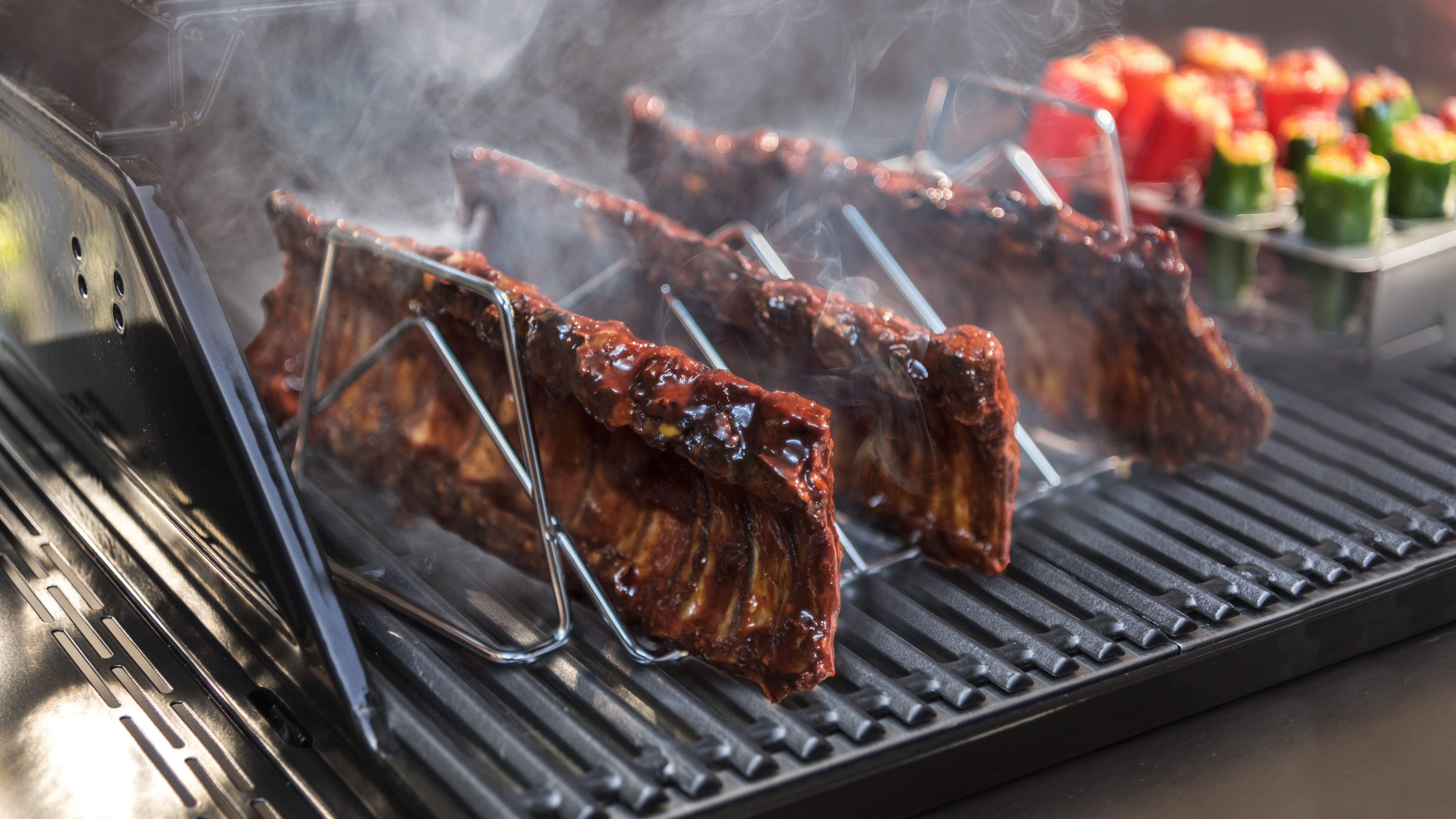 Підставка для ребер Char-Broil Grill+ Rib And Roast Rack (1944364R04) - фото 7