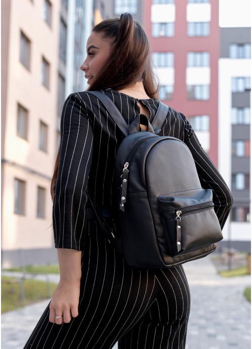 Городской рюкзак женский Sambag классический Черный (6520251235)