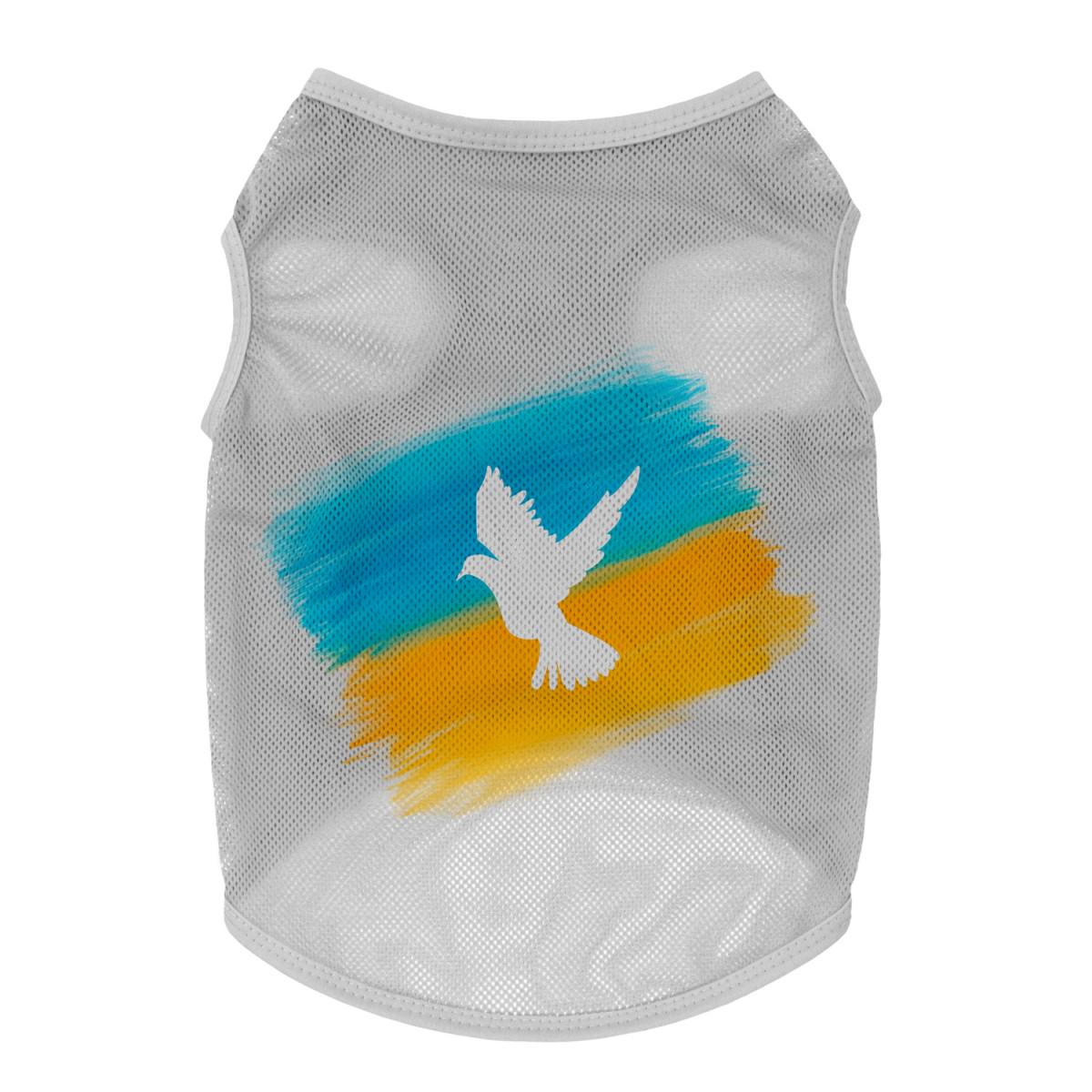 Майка для собак Waudog Clothes Флаг L Серый (303-0229-11)