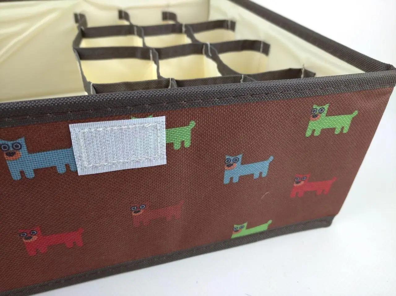 Органайзер для нижнего белья и носков 12 ячеек/1 большое отделение (ОДШ-124-4) - фото 3 Органайзер для нижнего белья и носков 12 ячеек/1 большое отделение (ОДШ-124-4) - фото 3