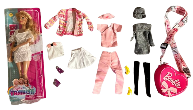 Кукла Defa Lucy с одеждой и обувью в сумочке (497)