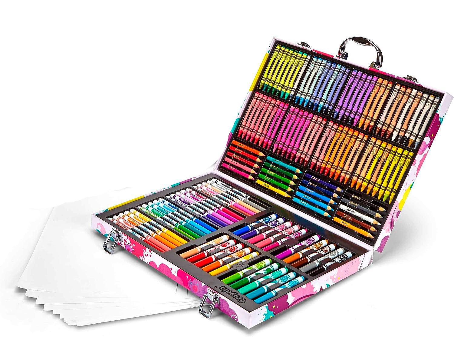 Набір для малювання Crayola Inspiration Art Case 140 шт. Pink (12088993)