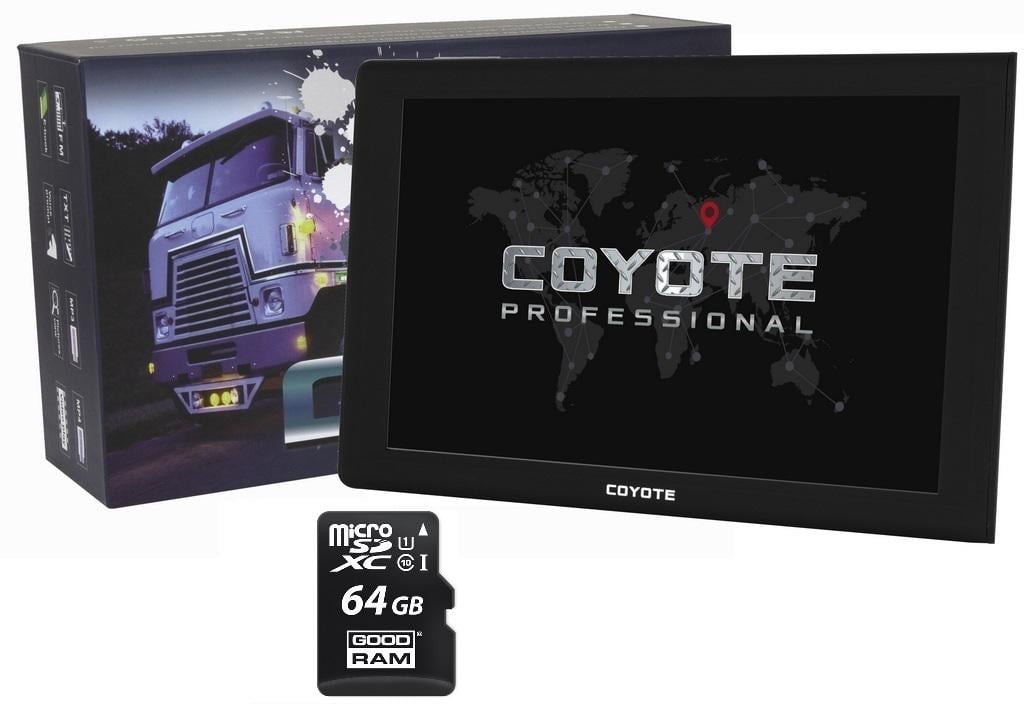 GPS навигатор с видеорегистратором Coyote 1090 Maximus PRO Ram 1 Gb ROM 16 Gb для грузовиков с MicroSD 64 Gb - фото 1