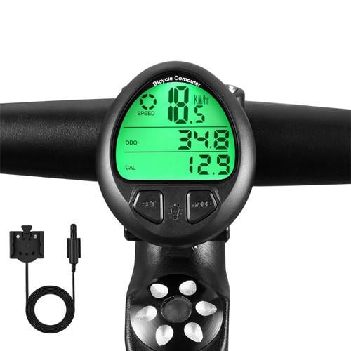 Велокомпьютер спидометр Waterproof669/999 подсветка дисплея 26 функций для велосипеда