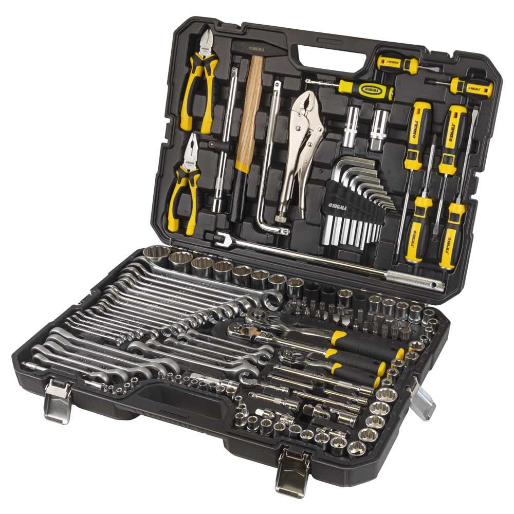 Набор инструментов Sigma 148 пр. CrV (6003801)