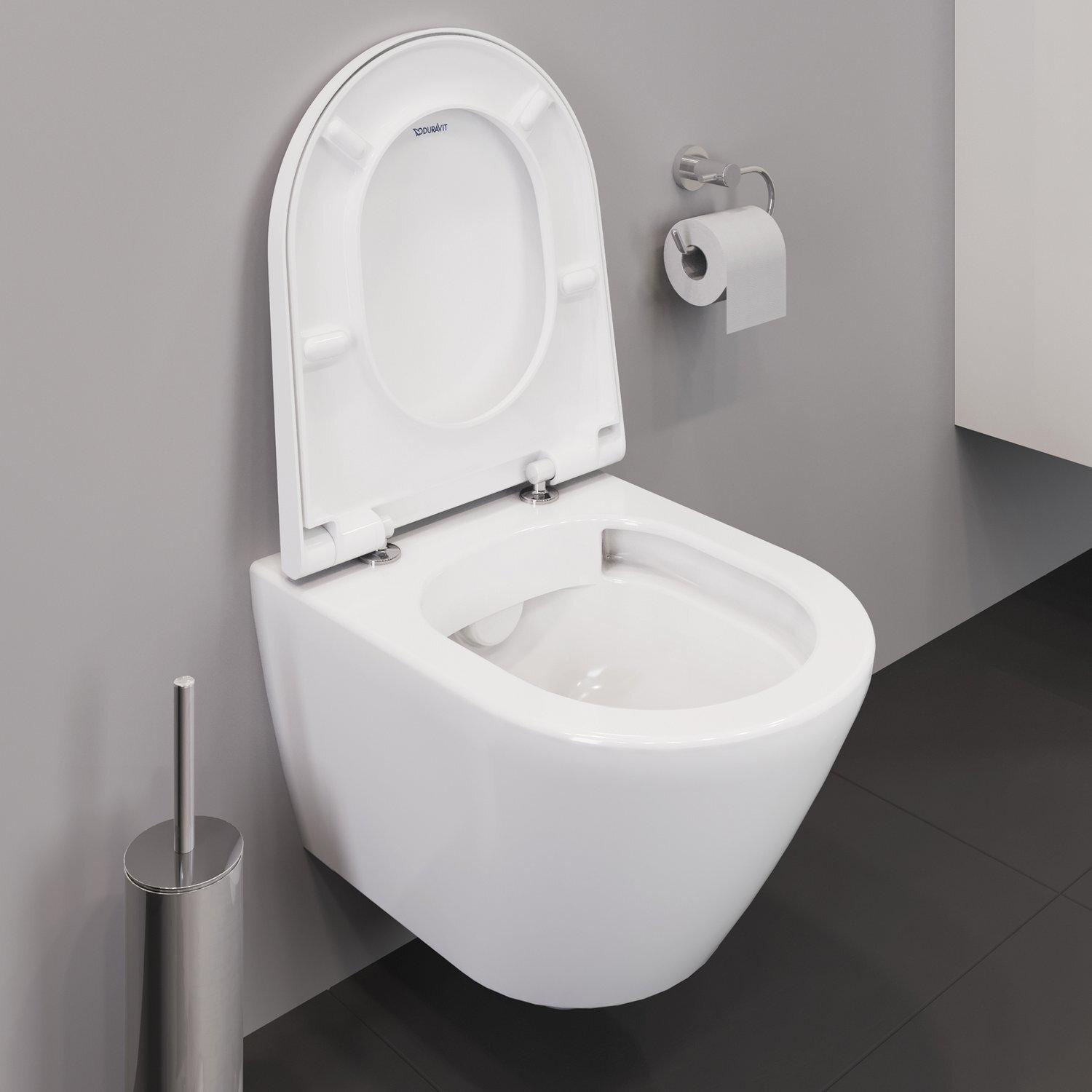 Унитаз подвесной DURAVIT D-Neo 45880900A1 безободковый с сиденьем с микролифтом (226679) - фото 6 Унитаз подвесной DURAVIT D-Neo 45880900A1 безободковый с сиденьем с микролифтом (226679) - фото 6
