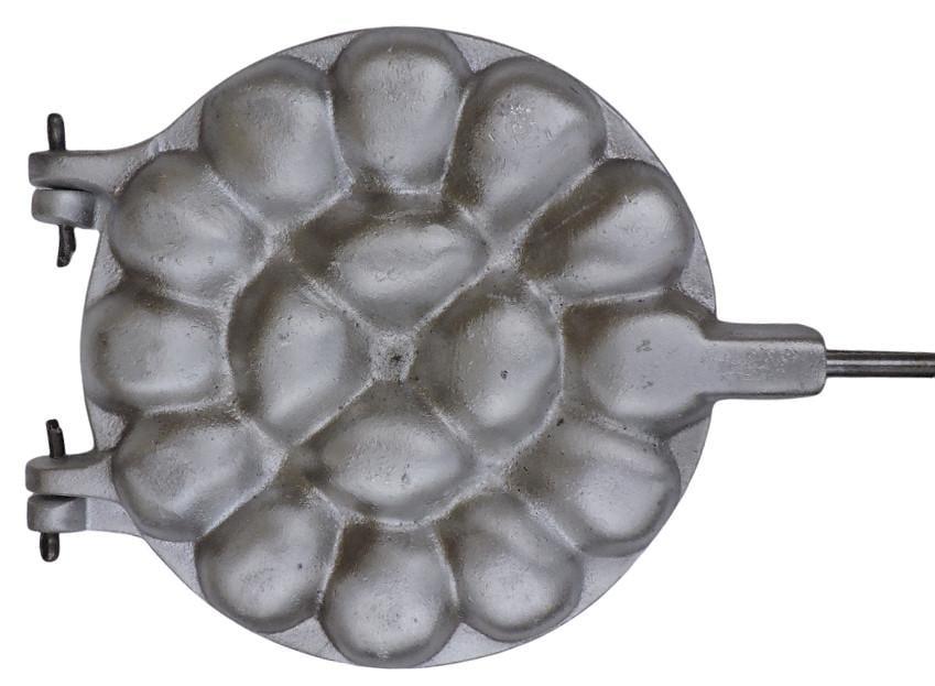 Форма для выпечки алюминиевая Орех 16 с деревянной ручкой - фото 4