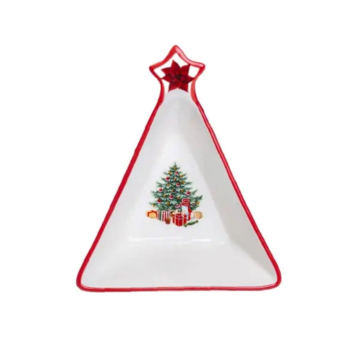 Салатниця у формі ялинки новорічна HP-SD-3 14,5х12 см (A-033228)
