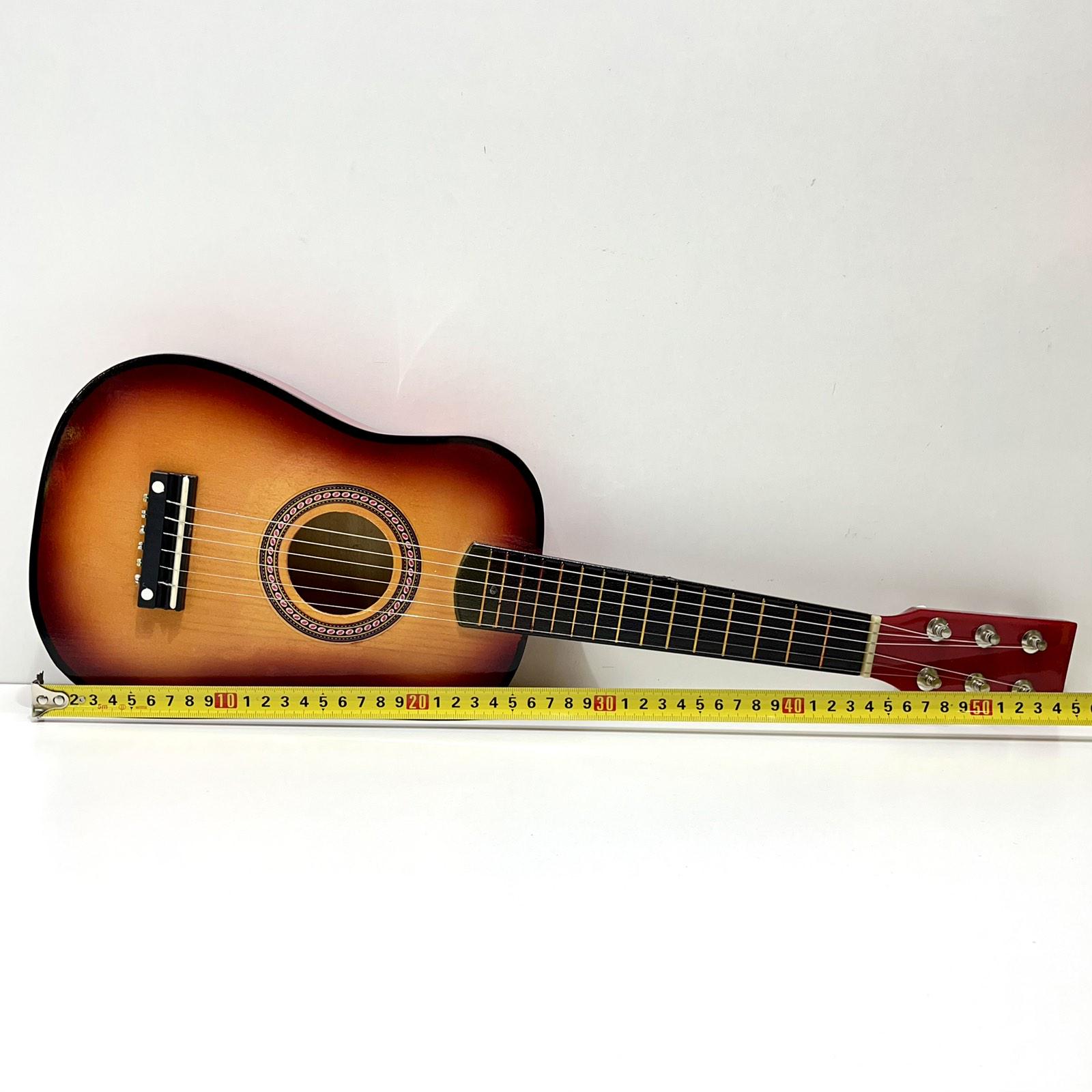 Гітара дерев'яна дитяча 6 струн Жовто-червоний (M 1369) - фото 6 Гітара дерев'яна дитяча 6 струн Жовто-червоний (M 1369) - фото 6