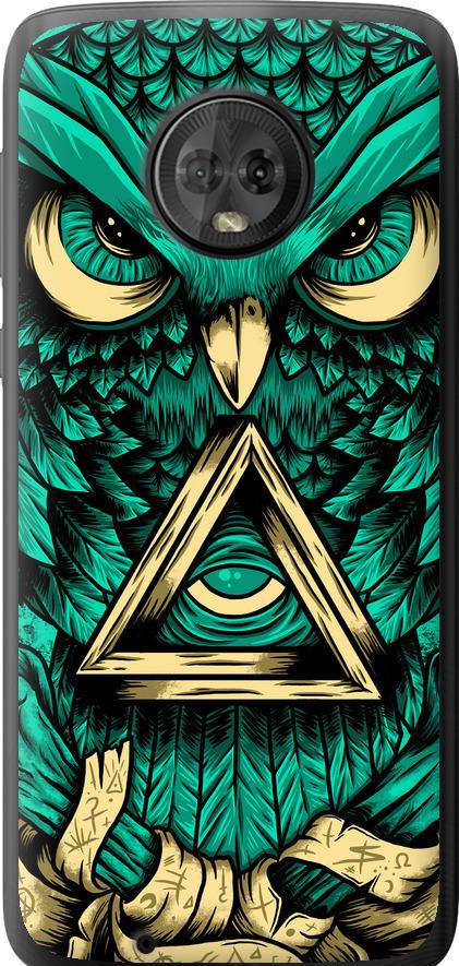 Чехол на Motorola Moto G6 Сова Арт-тату (3971u-982-42517)
