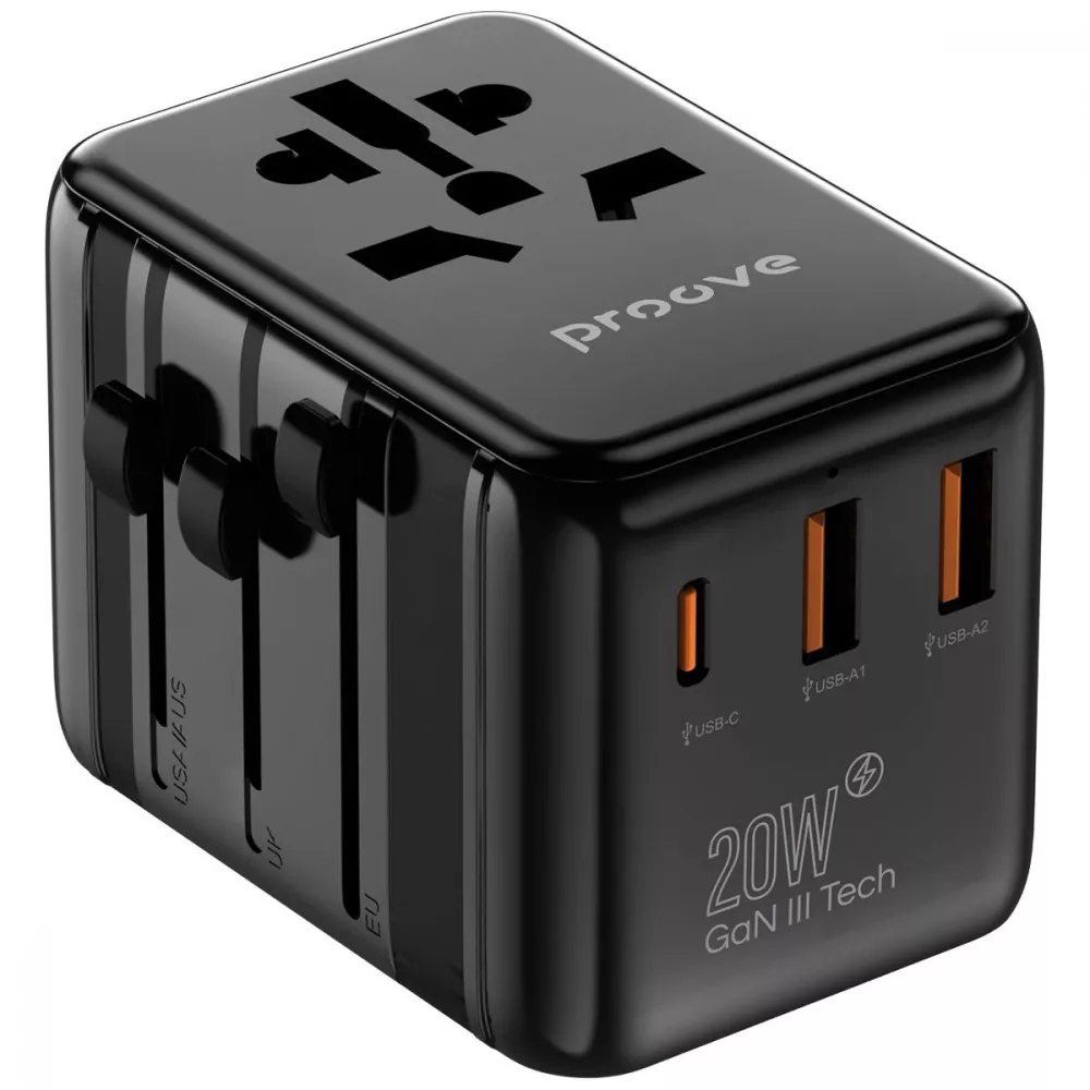 Універсальний адаптер Proove Trip Adapter 20W