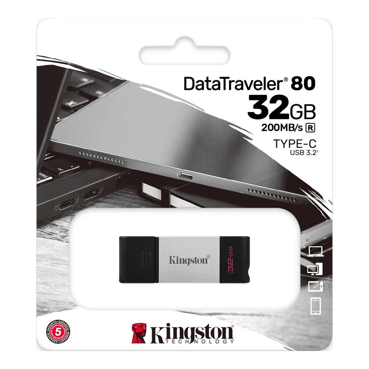 Flash Kingston USB 3.2 DT 80 32 GB Type-C