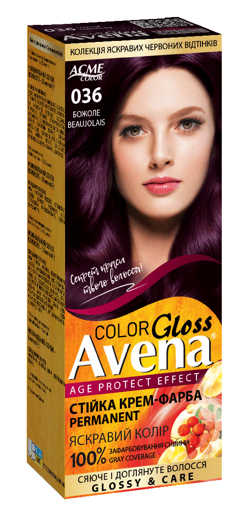 Краска для волос Acme-Color Рябина Avena 036 Божоле 135 мл (1688)