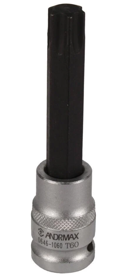 Головка торцева ANDRMAX з бітою TORX 1/2 T60 100 мм (0646-1060)
