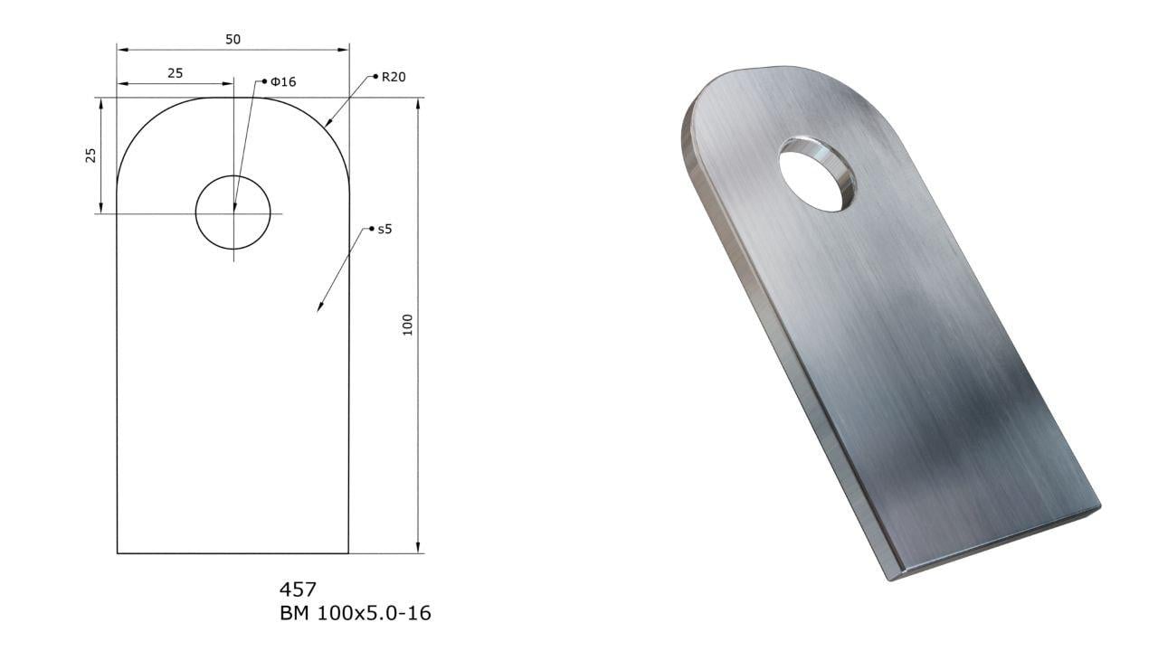 Ушко монтажное приварное стальное прямое 100х50 толщина 5 мм, отверстие 16 мм для навесного замка 1 шт. (2040563080/К0457) - фото 2 Ушко монтажное приварное стальное прямое 100х50 толщина 5 мм, отверстие 16 мм для навесного замка 1 шт. (2040563080/К0457) - фото 2
