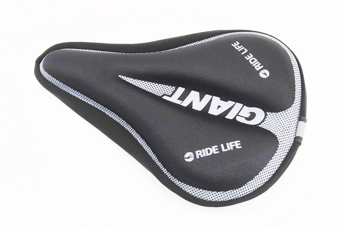 Чехол на сиденье GIANT с мягкой поролоновой вставкой Черный/Белый (409162)