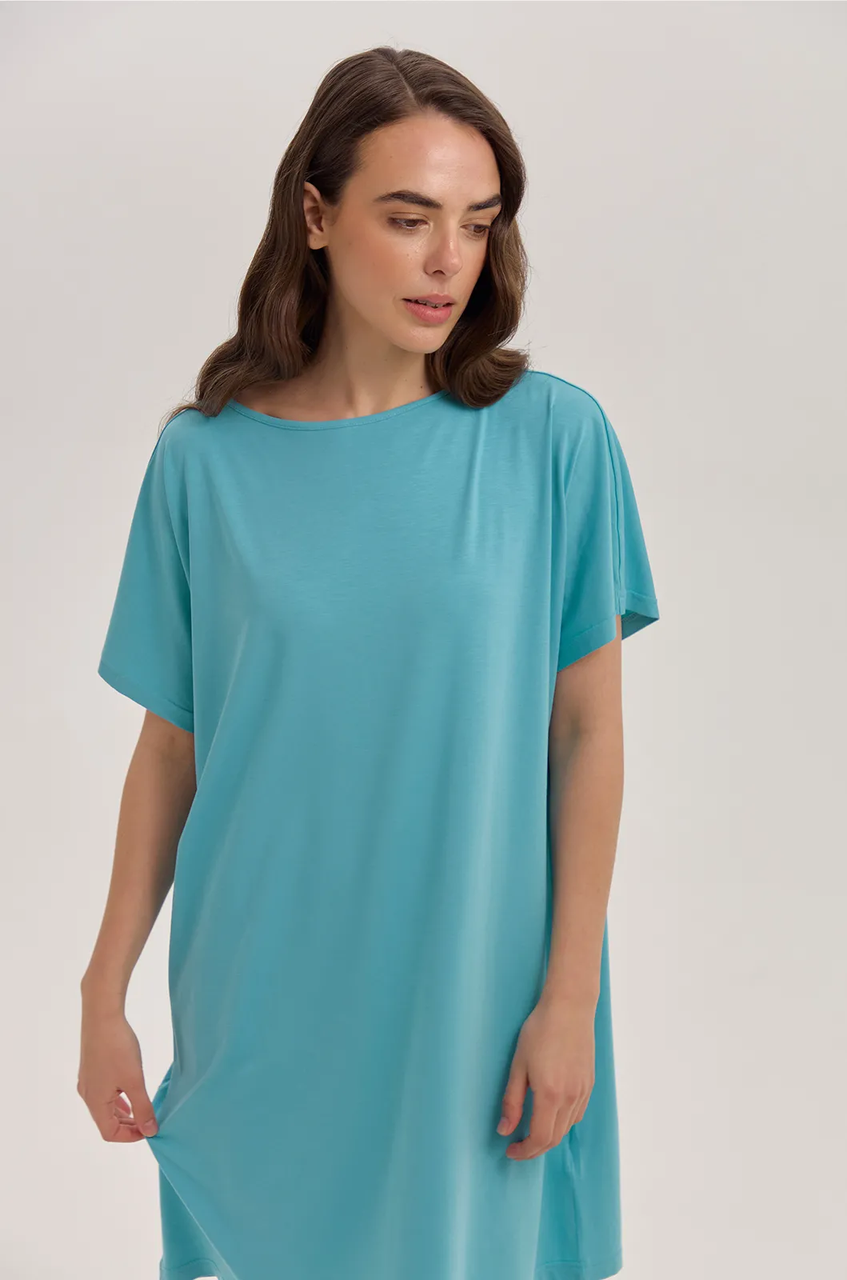 Ночная женская рубашка Ellen 121/53/01 GWEN 3XL Бирюзовый (121/53/013XLTurquoise) Ночная женская рубашка Ellen 121/53/01 GWEN 3XL Бирюзовый (121/53/013XLTurquoise)