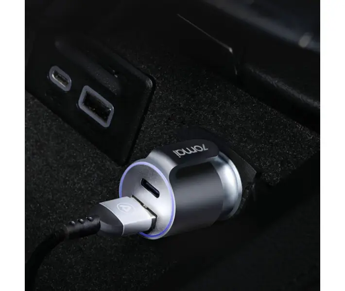 Пристрій автомобільний зарядний 70Mai Car Charger Midrive Pro CC05 Silver - фото 5