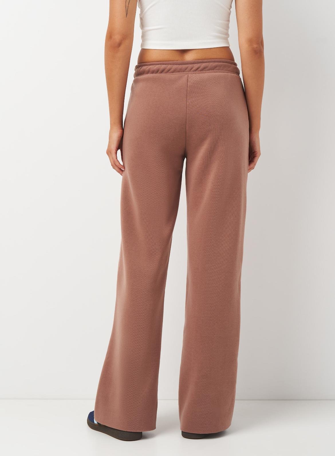 Спортивные штаны женские Элли теплые р. 48 Коричневый (2288073211) - фото 3