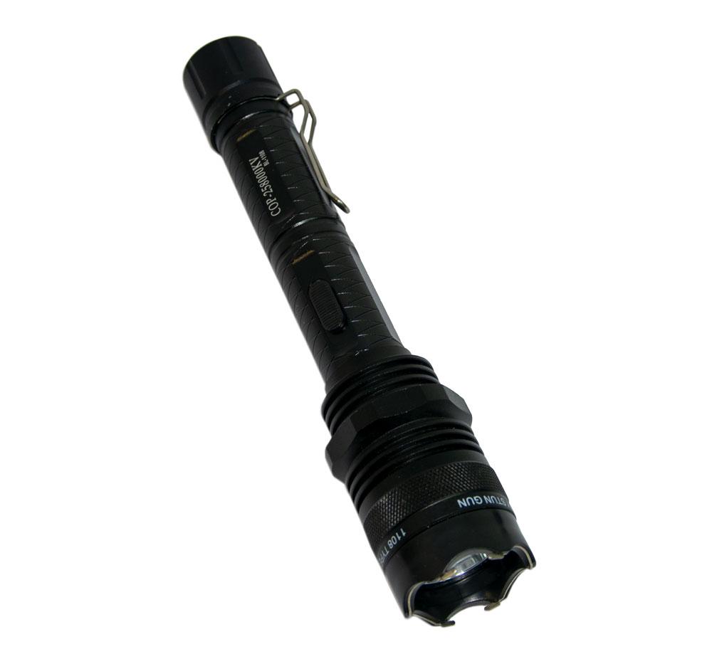 Фонарик аккумуляторный 1108 со стробоскопом