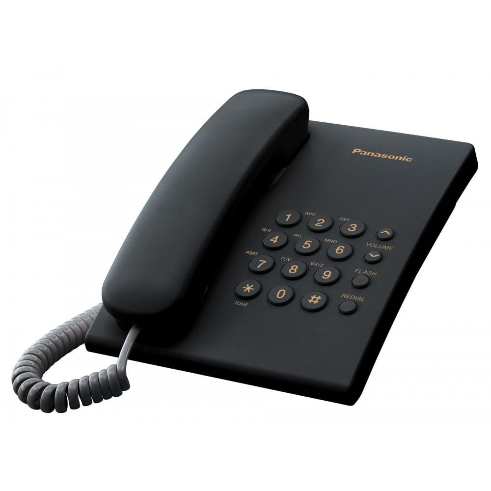 Телефон стационарный Panasonic KX-TS2350UAB Черный (565119)