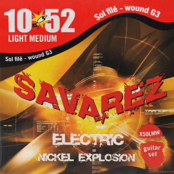 Струни для електрогітари Savarez X50 LMW Light Tension