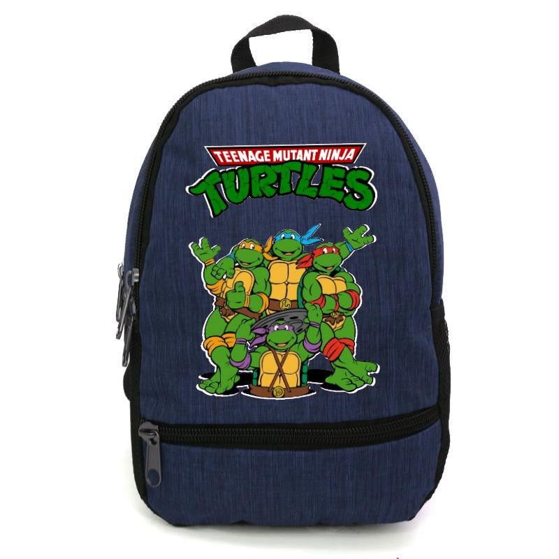 Школьный рюкзак Cappuccino Toys ninja turtle-013 с принтом Черепашки ниндзя 12,5 л Синий (1381809896)